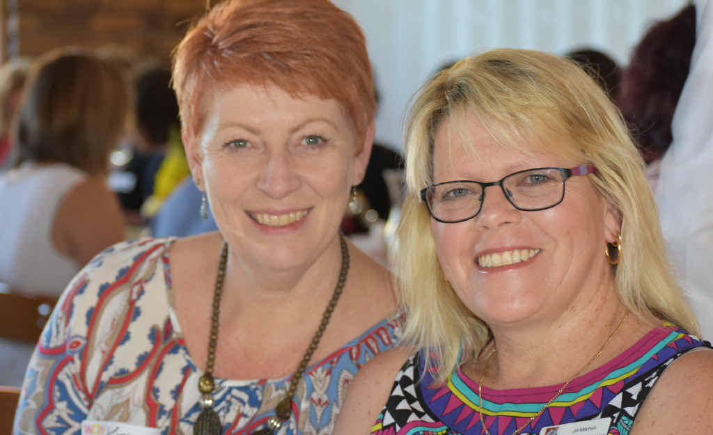 Kris Brookes and Jill Mitchell are all smiles at anniversary celebration. Kris Brookes and Jill Mitchell are all smiles at anniversary celebration.